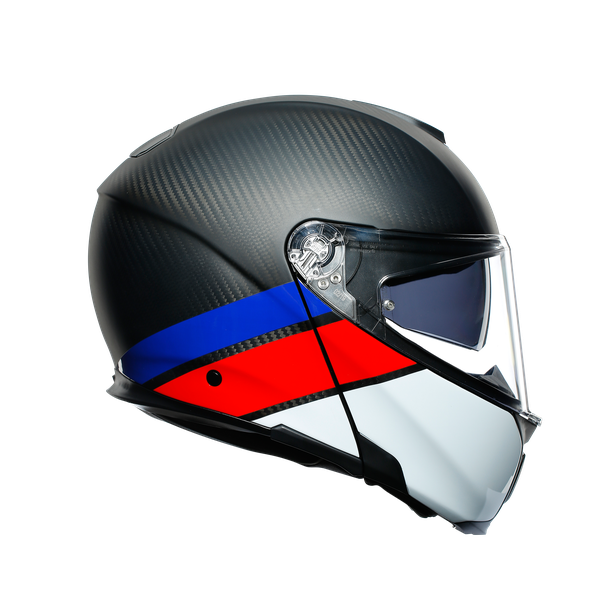 Шлем  AGV  SPORTMODULAR LAYER CARBON/RED/WHITE