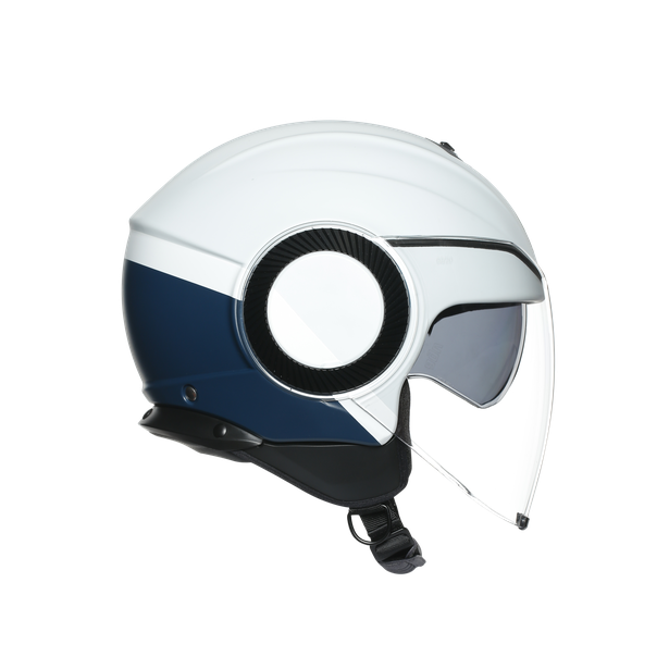 Шлем  AGV  ORBYT BLOCK MATT LIGHT GREY/EBONY/WH