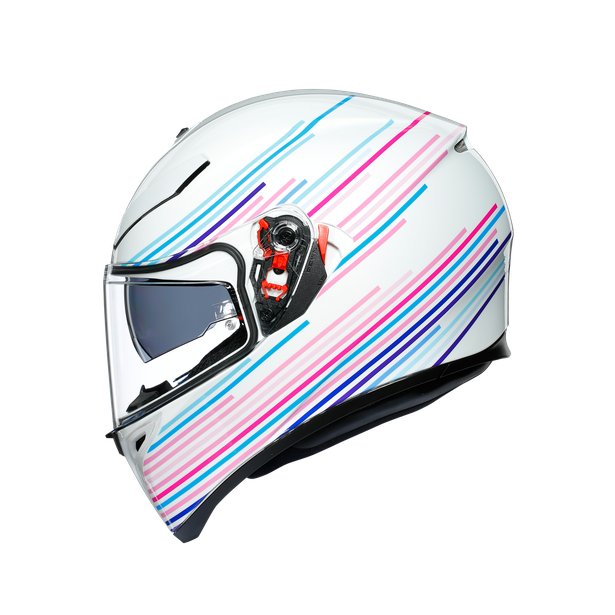 Шлем  AGV  K3 SV SAKURA PEARL WHITE/PURPLE