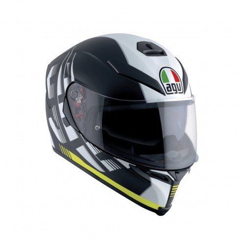 Шлем  AGV  K-5 S DARKSTORM MATT BLACK/YELLOW