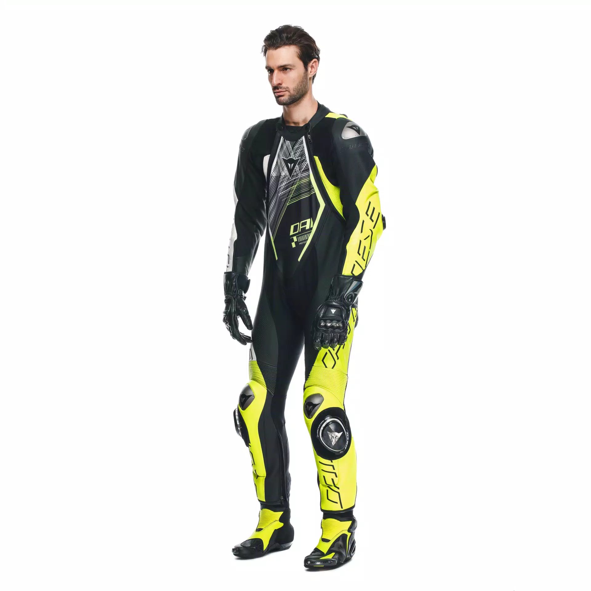 Кожаный комбинезон DAINESE AUDAX D-ZIP 1PC PERF. LEATHER SUIT