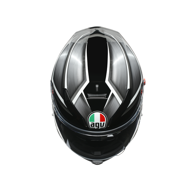 Шлем  AGV  K5 S TEMPEST BLACK/SILVER