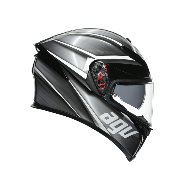 Шлем  AGV  K5 S TEMPEST BLACK/SILVER