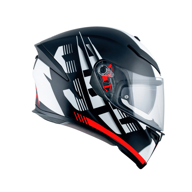 Шлем  AGV  K5 S DARKSTORM MATT BLACK/RED