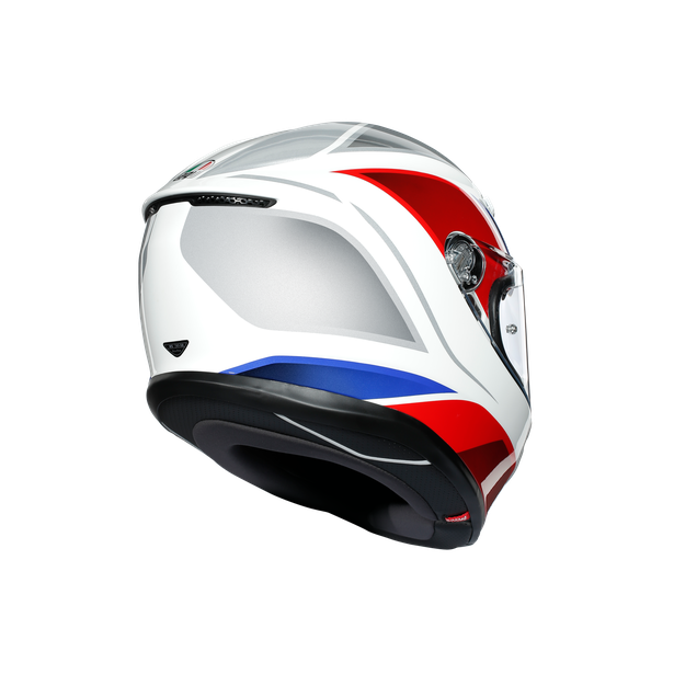 Шлем  AGV  K6 HYPHEN WHITE/RED/BLUE