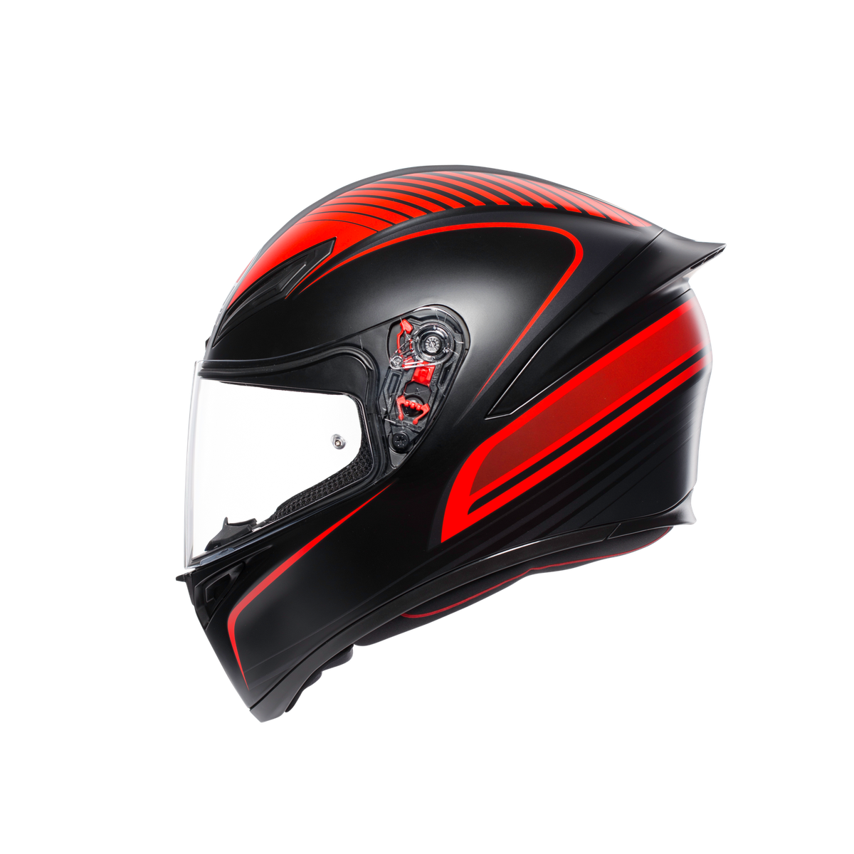 Шлем  AGV  K1 WARMUP MATT BLACK/RED