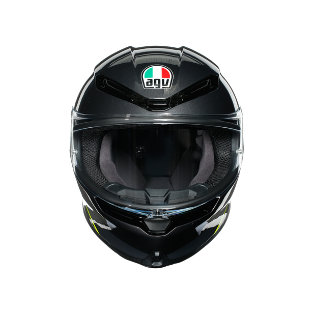 Шлем  AGV  K6 MINIMAL GUNMET/BLACK/YELLOW FL