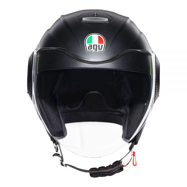 Шлем  AGV  ORBYT BRERA MATT BLACK/GREY/YELLOW F