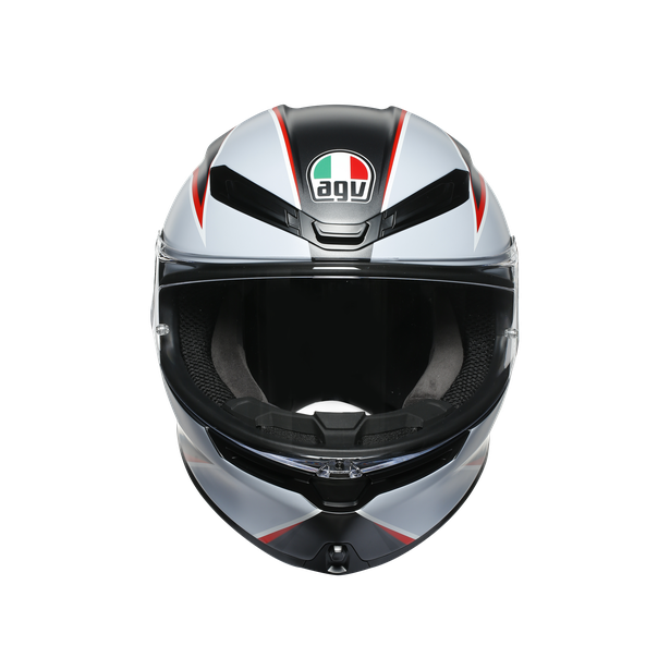 Шлем  AGV  K6 FLASH MATT BLACK/GREY/RED