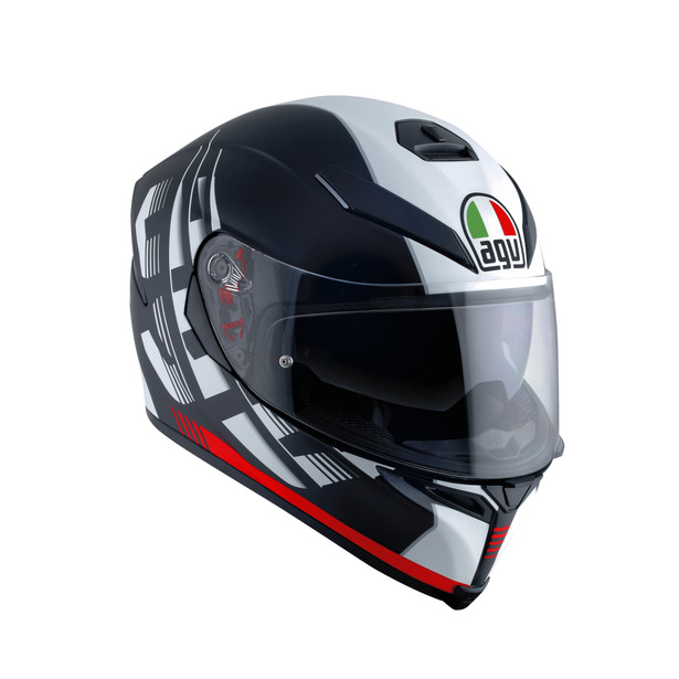 Шлем  AGV  K5 S DARKSTORM MATT BLACK/RED