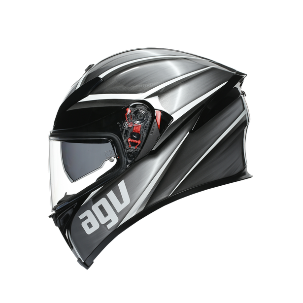 Шлем  AGV  K5 S TEMPEST BLACK/SILVER