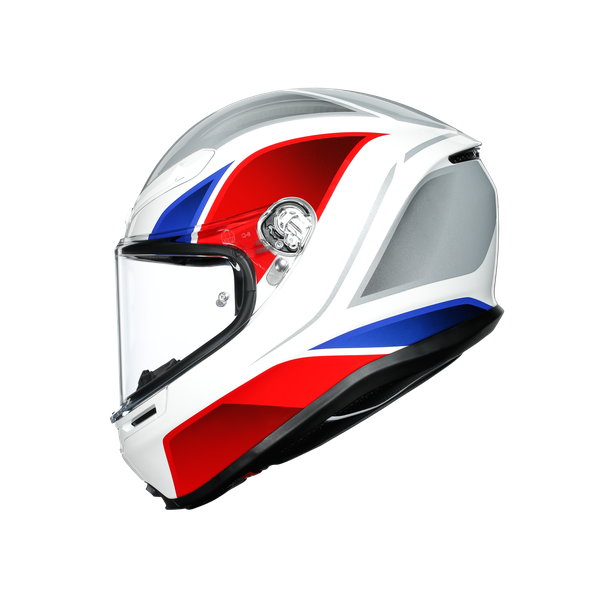 Шлем  AGV  K6 HYPHEN WHITE/RED/BLUE