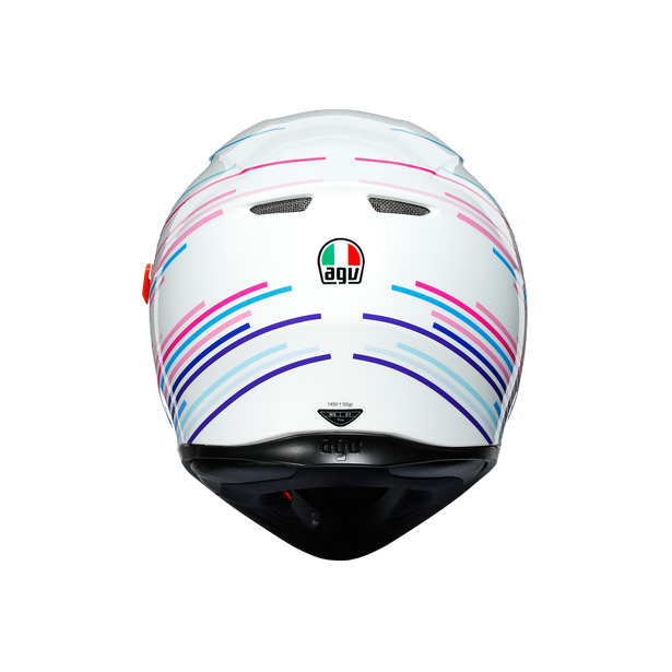 Шлем  AGV  K3 SV SAKURA PEARL WHITE/PURPLE
