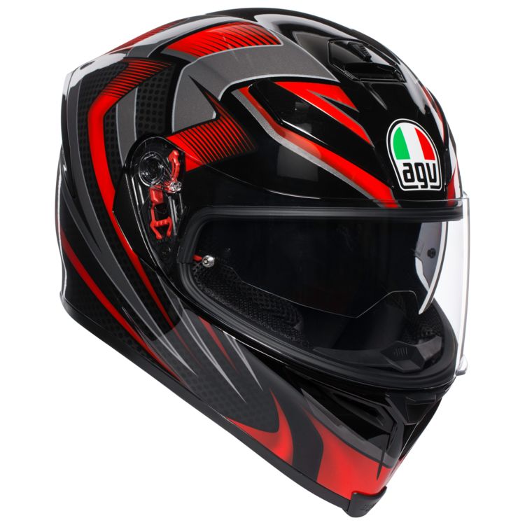 Шлем  AGV  K-5 S HURRICANE 2.0 BLACK/RED