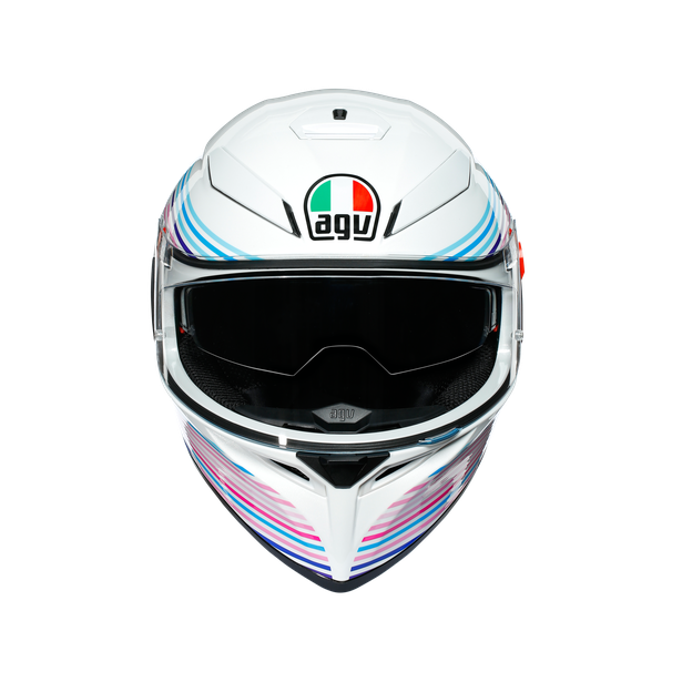 Шлем  AGV  K3 SV SAKURA PEARL WHITE/PURPLE