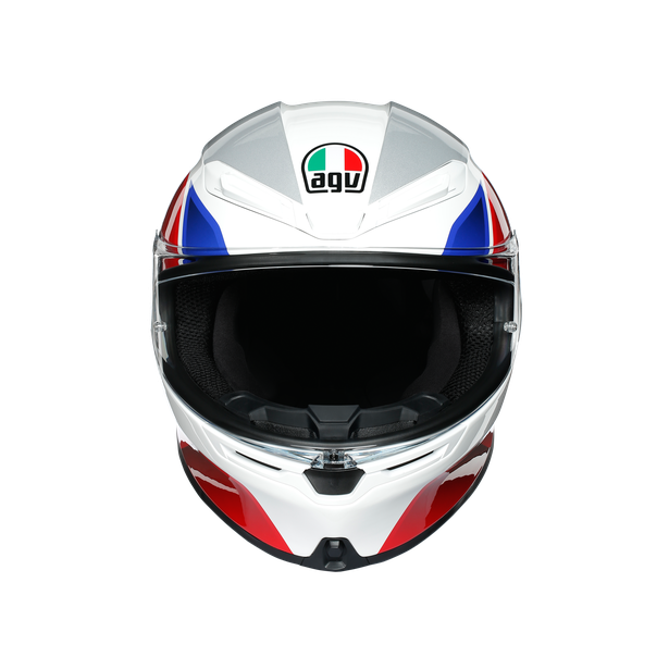 Шлем  AGV  K6 HYPHEN WHITE/RED/BLUE