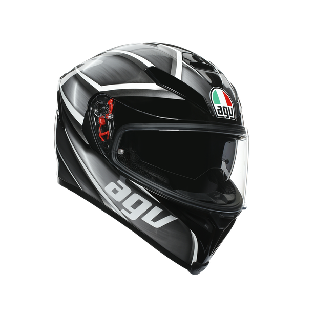 Шлем  AGV  K5 S TEMPEST BLACK/SILVER