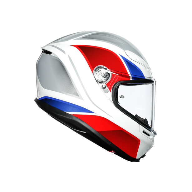 Шлем  AGV  K6 HYPHEN WHITE/RED/BLUE