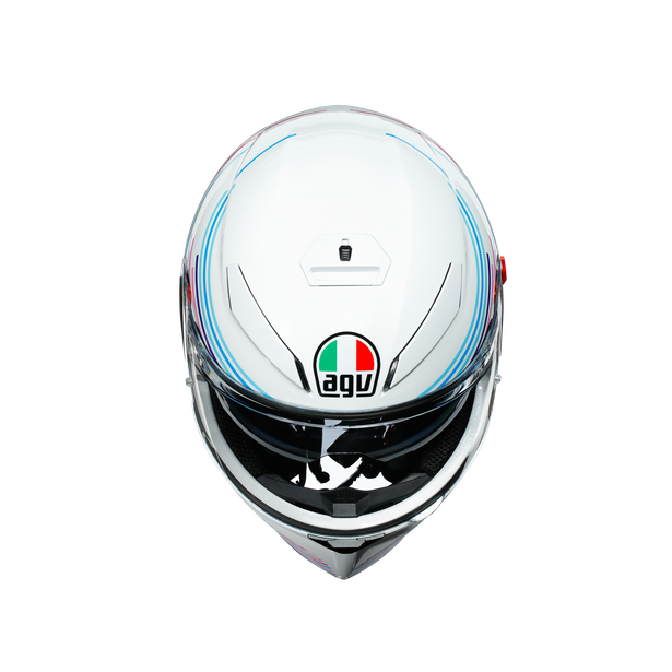Шлем  AGV  K3 SV SAKURA PEARL WHITE/PURPLE