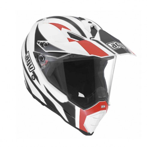 Шлем  AGV  AX-8 DUAL EVO MULTOUR WHITE/BLACK/RED