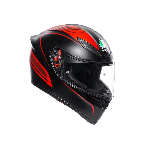 Шлем  AGV  K1 WARMUP MATT BLACK/RED