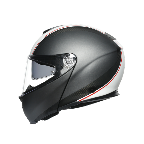 Шлем  AGV  SPORTMODULAR COVER MATT GUNMETAL/WHITE