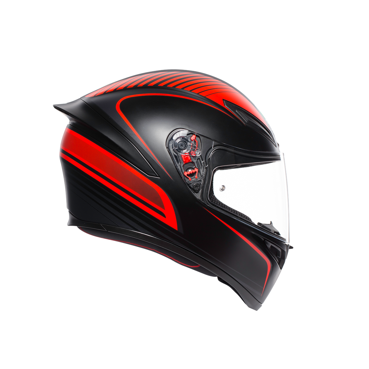 Шлем  AGV  K1 WARMUP MATT BLACK/RED